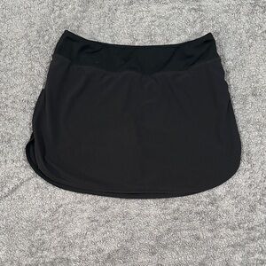 Lucy Black Mini Skirt - Athletic